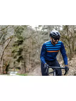 ROGELLI bluza rowerowa męska STRIPE, niebieska, ROG351013