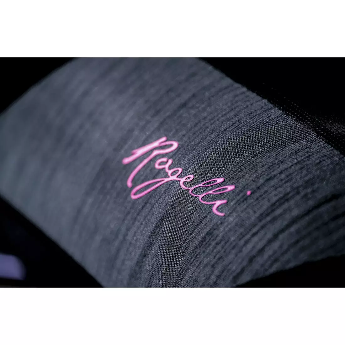ROGELLI damskie spodnie rowerowe zimowe na szelkach GLORY black/pink ROG351076