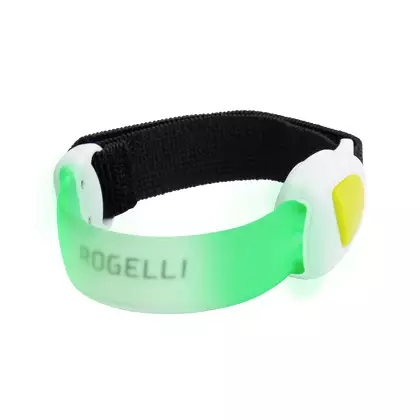 ROGELLI opaska odblaskowa LED green ROG351118.ONE SIZE