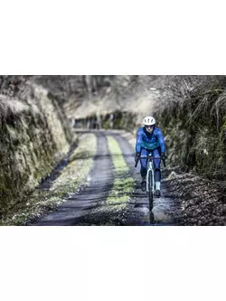 ROGELLI zimowa kurtka rowerowa damska DREAM turquoise ROG351094