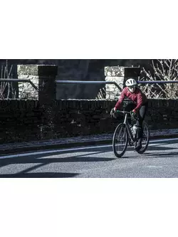 ROGELLI zimowa kurtka rowerowa damska ESSENTIAL Bordeaux/Coral ROG351098
