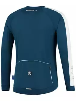 Rogelli Męska koszulka rowerowa, długi rękaw EXPLORE, niebieska, ROG351001