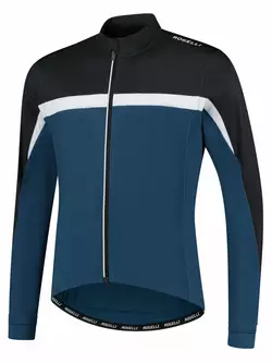 Rogelli Męska ocieplana bluza rowerowa COURSE, niebieska, ROG351006