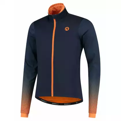 Rogelli Męska zimowa kurtka rowerowa, softshell TRACE, fioletowo-pomarańczowa, ROG351035