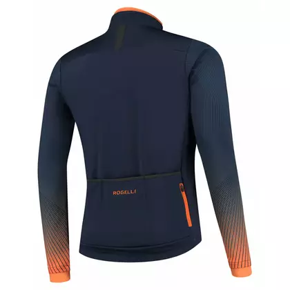 Rogelli Męska zimowa kurtka rowerowa, softshell TRACE, pomarańczowa, ROG351035