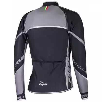 ROGELLI bluza rowerowa męska ANDRANO 2.0, szaro-czarna, 001.322