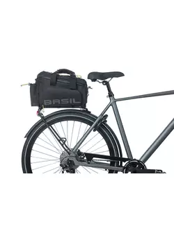 BASIL Sakwa rowerowa, na bagażnik TRUNKBAG XL Pro, 9-36L, black lime 18295