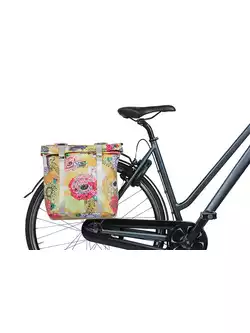 BASIL Sakwa rowerowa - podwójna BLOOM FIELD TORBA DOUBLE BAG, 28-35L, honey yellow 18155
