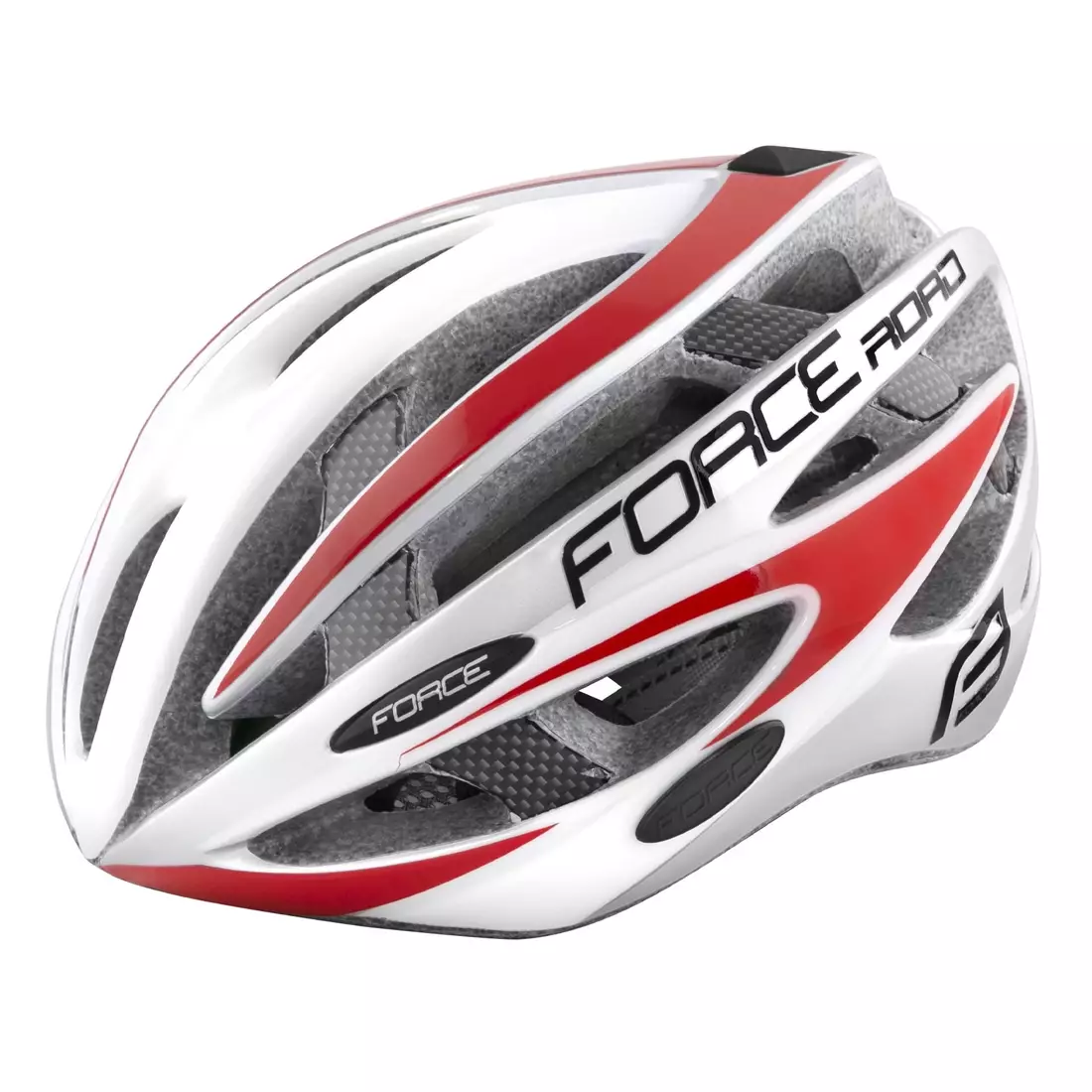 FORCE kask rowerowy ROAD white/red 9026191