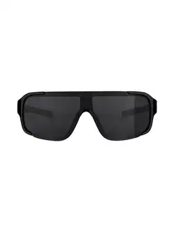 FORCE okulary damskie/młodzieżowe przeciwsłoneczne CHIC, biało-czarne, czarne szkła 90961