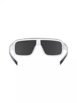 FORCE okulary damskie/młodzieżowe przeciwsłoneczne CHIC, czarno-białe, czarne szkła 90962