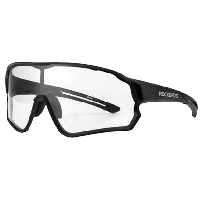 Rockbros 10139 okulary rowerowe / sportowe z fotochromem czarne