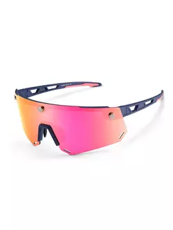 Rockbros SP213BL okulary rowerowe / sportowe z polaryzacją granatowe 