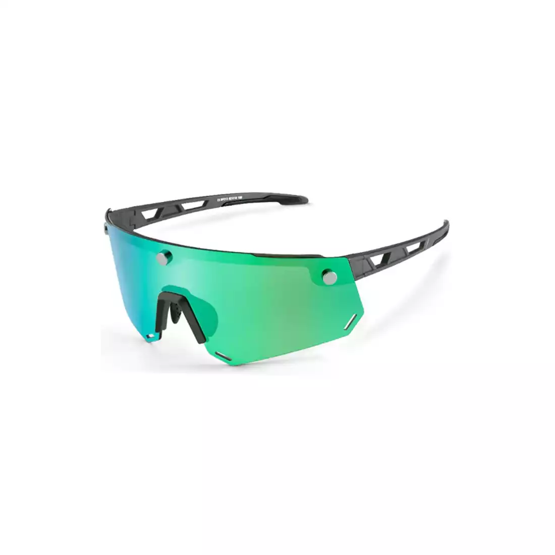 Rockbros SP213GY okulary rowerowe / sportowe z polaryzacją czarne 