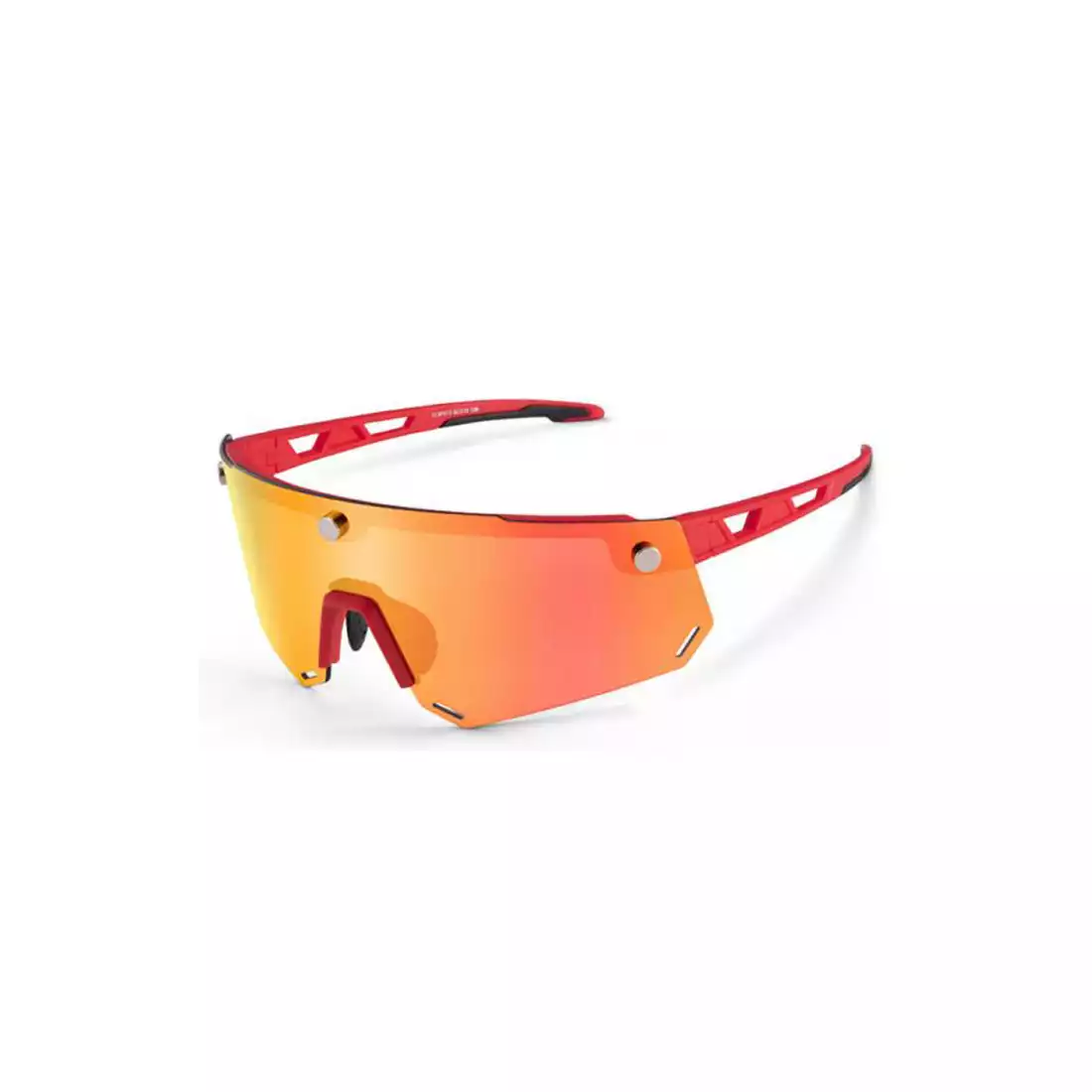 Rockbros SP213RB okulary rowerowe / sportowe z polaryzacją czerwone 