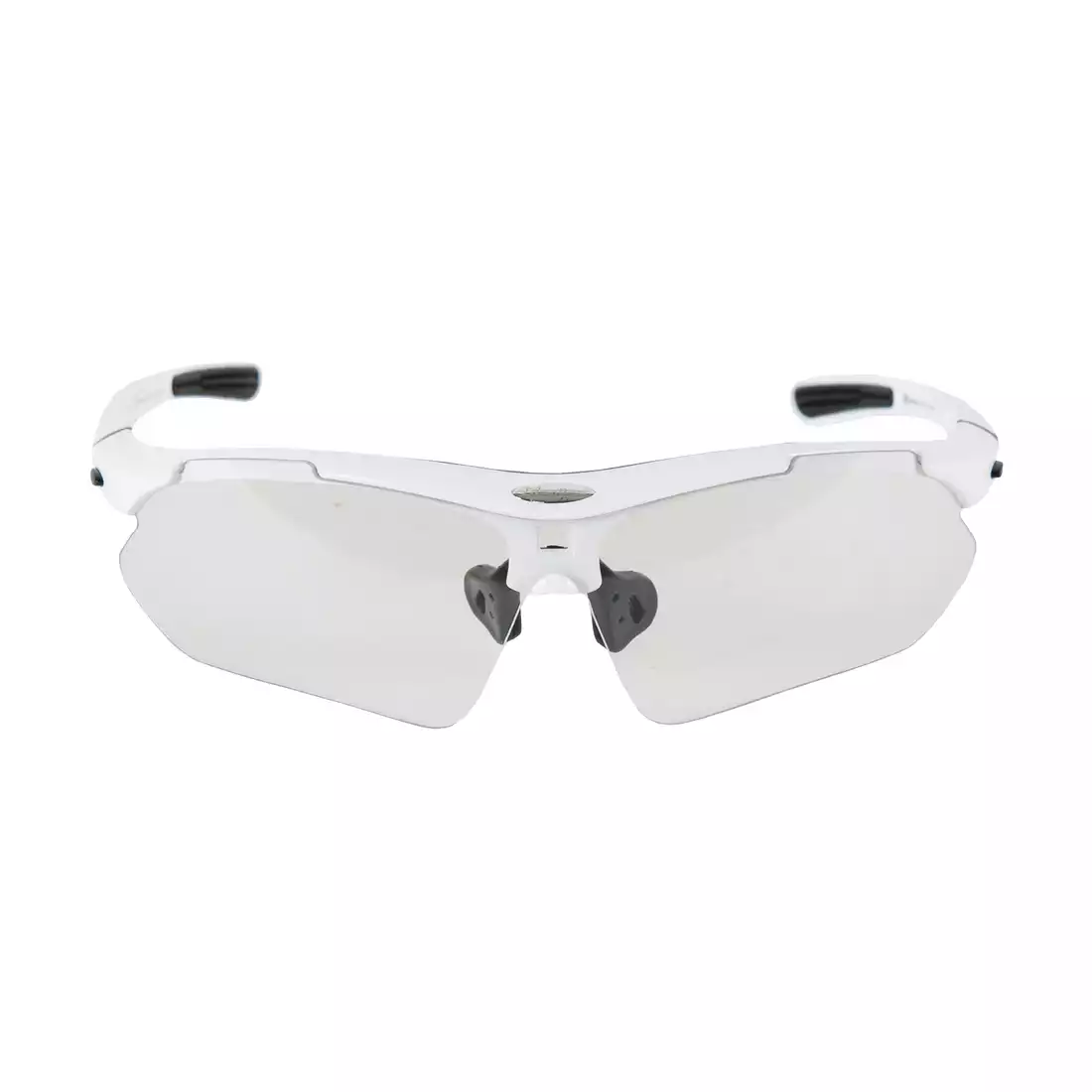 Rockbros okulary sportowe z fotochromem + wkładka korekcyjna białe 10142