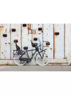 URBAN IKI Fotelik rowerowy - przedni, beige/black 220585