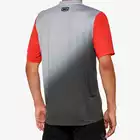 100% CELIUM męska koszulka rowerowa, grey racer red 