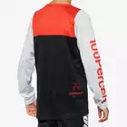 100% Koszulka juniorska 100% R-CORE Youth Jersey długi rękaw black racer red roz. S (NEW 2022) STO-40008-00000