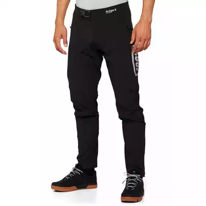 100% R-CORE X Spodnie rowerowe męskie, czarne 