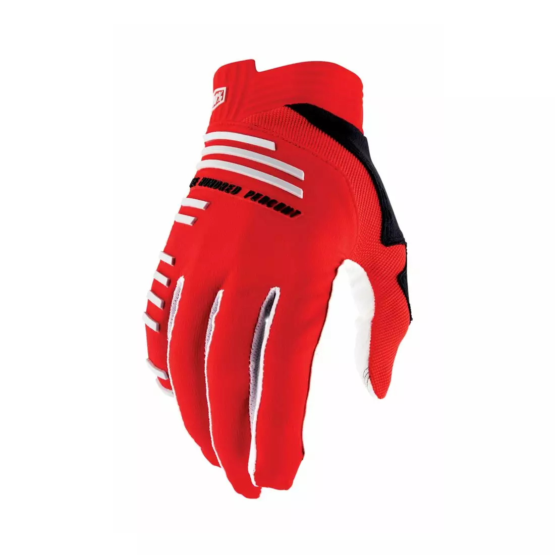 100% R-CORE męskie rękawiczki rowerowe, czerwone