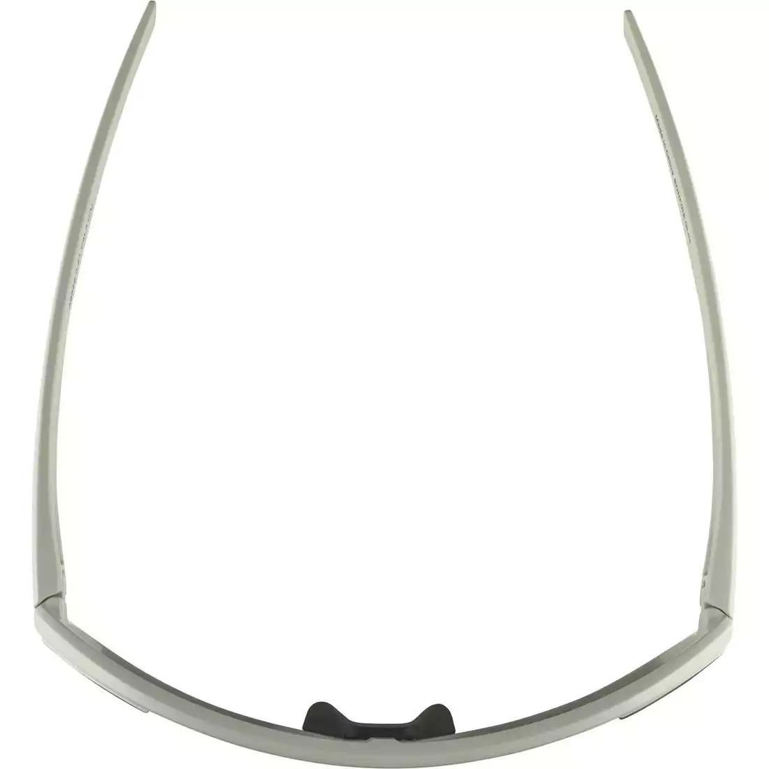 ALPINA BONFIRE Q-LITE Okulary sportowe z polaryzacją, cool grey matt / silver mirror