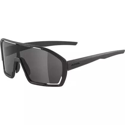 ALPINA Okulary sportowe BONFIRE BLACK MATT - MIRROR BLACK, A8687431