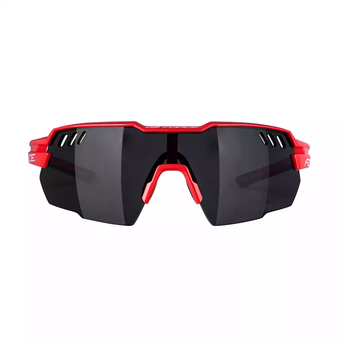 FORCE okulary przeciwsłoneczne AMOLEDO, czerwono-szare, czarne szkła 910861