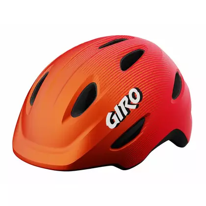 GIRO SCAMP INTEGRATED MIPS dziecięcy kask rowerowy, matte ano orange