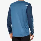 100% AIRMATIC męska koszulka rowerowa z długim rękawem, slate blue 