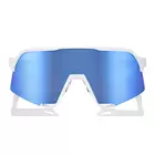 100% okulary z wymiennymi szkłami S3 (HiPER Blue Multilayer Mirror Lens + Clear Lens) matte black STO-61034-407-02