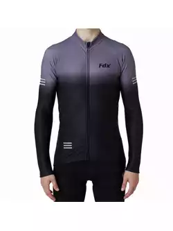 FDX 2100 Męska ocieplana bluza rowerowa, black-grey 