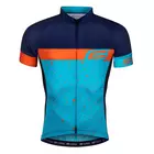 FORCE koszulka rowerowa męska SPRAY blue-orange 9001272