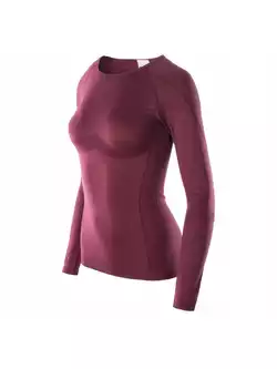 HI-TEC bielizna termoaktywna, damska koszulka HIKRA top, fioletowy