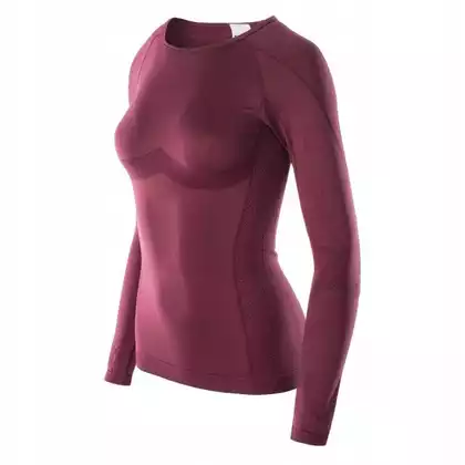 HI-TEC bielizna termoaktywna, damska koszulka HIKRA top, fioletowy
