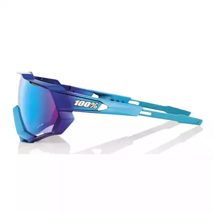 100% okulary sportowe SPEEDTRAP (Blue Topaz Multilayer Mirror Lens) blue STO-61023-228-01