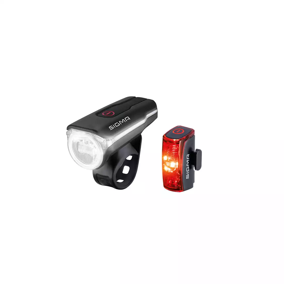 Sigma zestaw lampek rowerowych przód + tył AURA 60 USB + INFINITY 17760