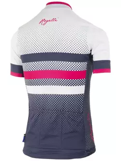 ROGELLI koszulka rowerowa damska DOT blue/pink 010.177