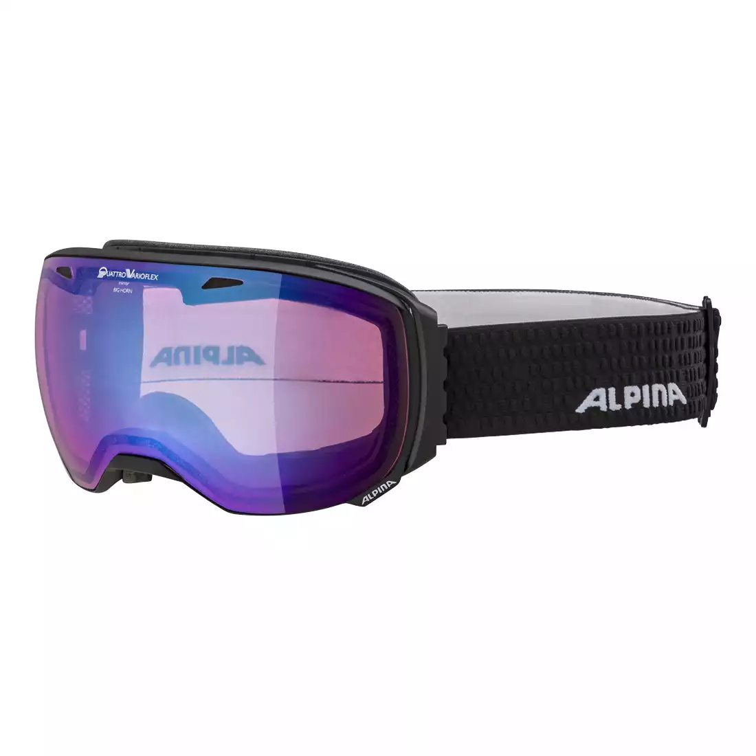 ALPINA L40 BIG HORN QV gogle narciarskie/snowboardowe, black matt