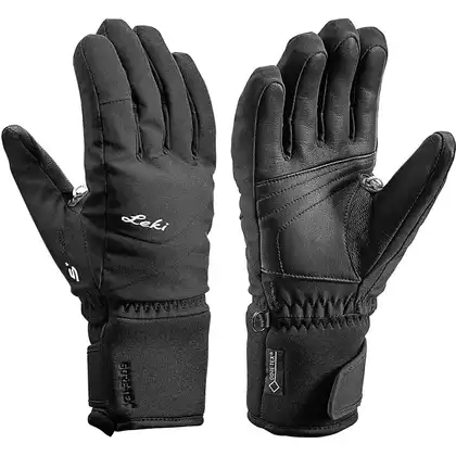LEKI Damskie rękawiczki narciarskie Shape Flex S GTX Lady, black, 640826201080