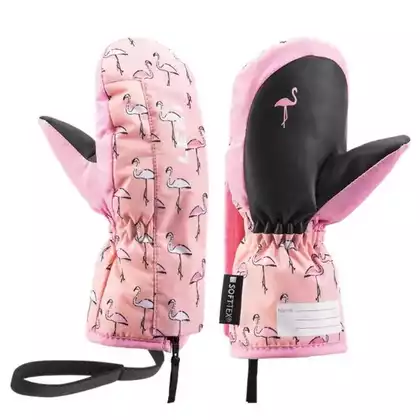 LEKI Little Flamingo Zap Mitt dziecięce rękawice narciarskie, pink