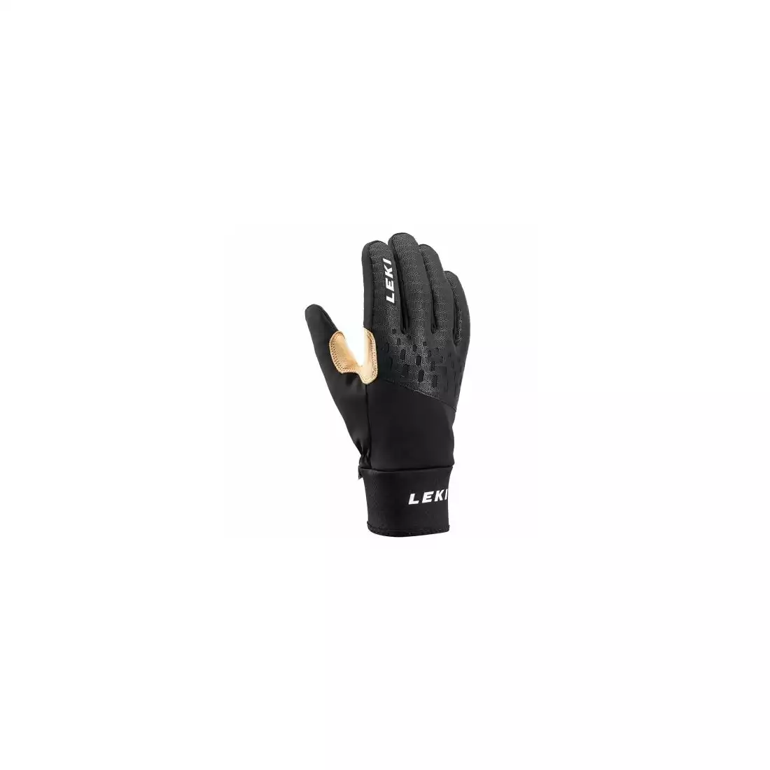 LEKI Nordic Thermo Premium rękawice zimowe, czarno-beżowe 