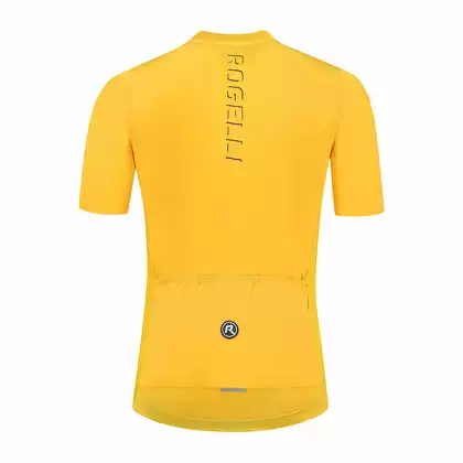ROGELLI DISTANCE Męska koszulka rowerowa, żółta