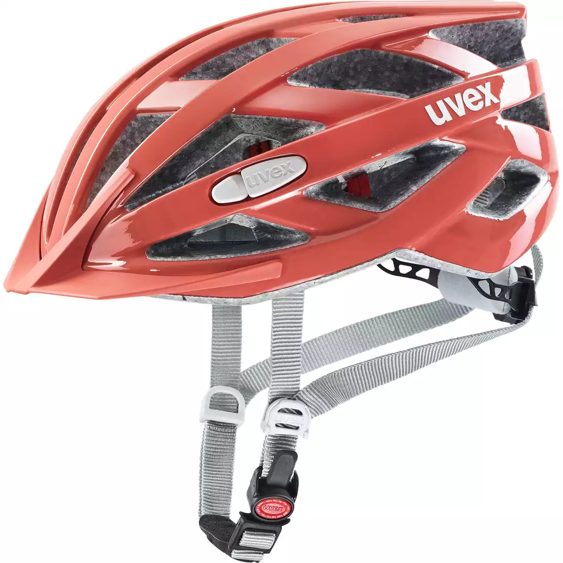 UVEX I-VO 3D Kask rowerowy, czerwony
