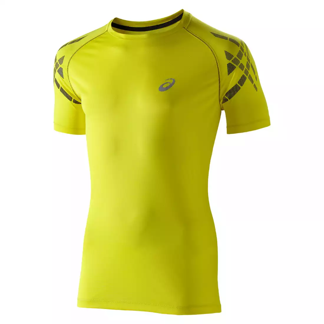 ASICS 110477-0343 SPEED SS TOP - męska koszulka do biegania, kolor: Żółty
