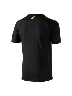 ASICS 110506-0904 GRAPHIC TOP - męska koszulka do biegania, kolor: Czarny