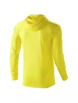 ASICS 110520-0396 SOUKAI 1/2 ZIP HOODIE - męska koszulka z kapturem, kolor: Żółty