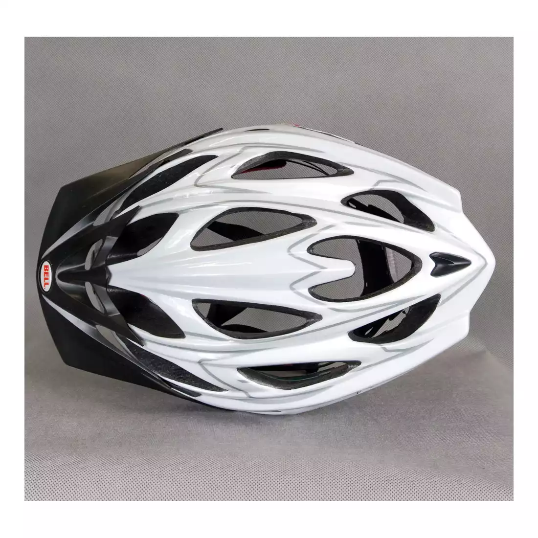BELL - kask rowerowy DELIRIUM srebrno-biały