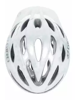 GIRO VERONA damski kask rowerowy, biało-srebrny