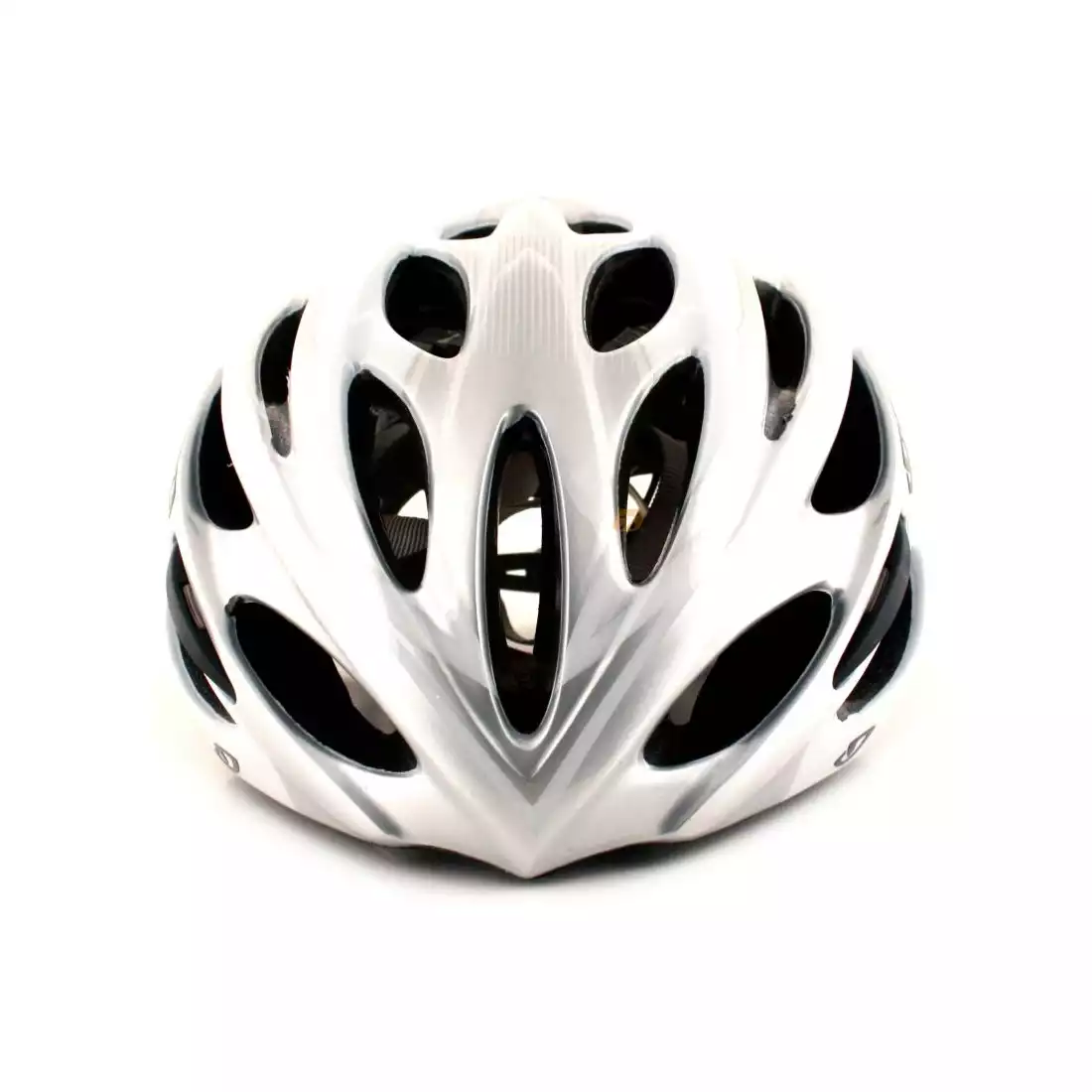 GIRO kask rowerowy MONZA biało-srebrny